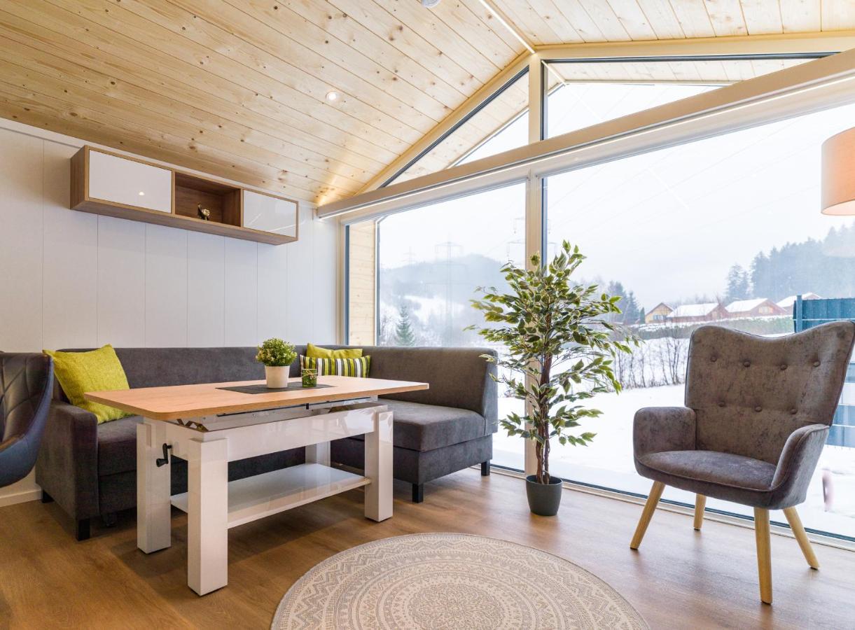 Chalet Stuhleckblick-Ferienhaus Direkt An Der Piste Und Mit Eigener Sauna Spital am Semmering Buitenkant foto
