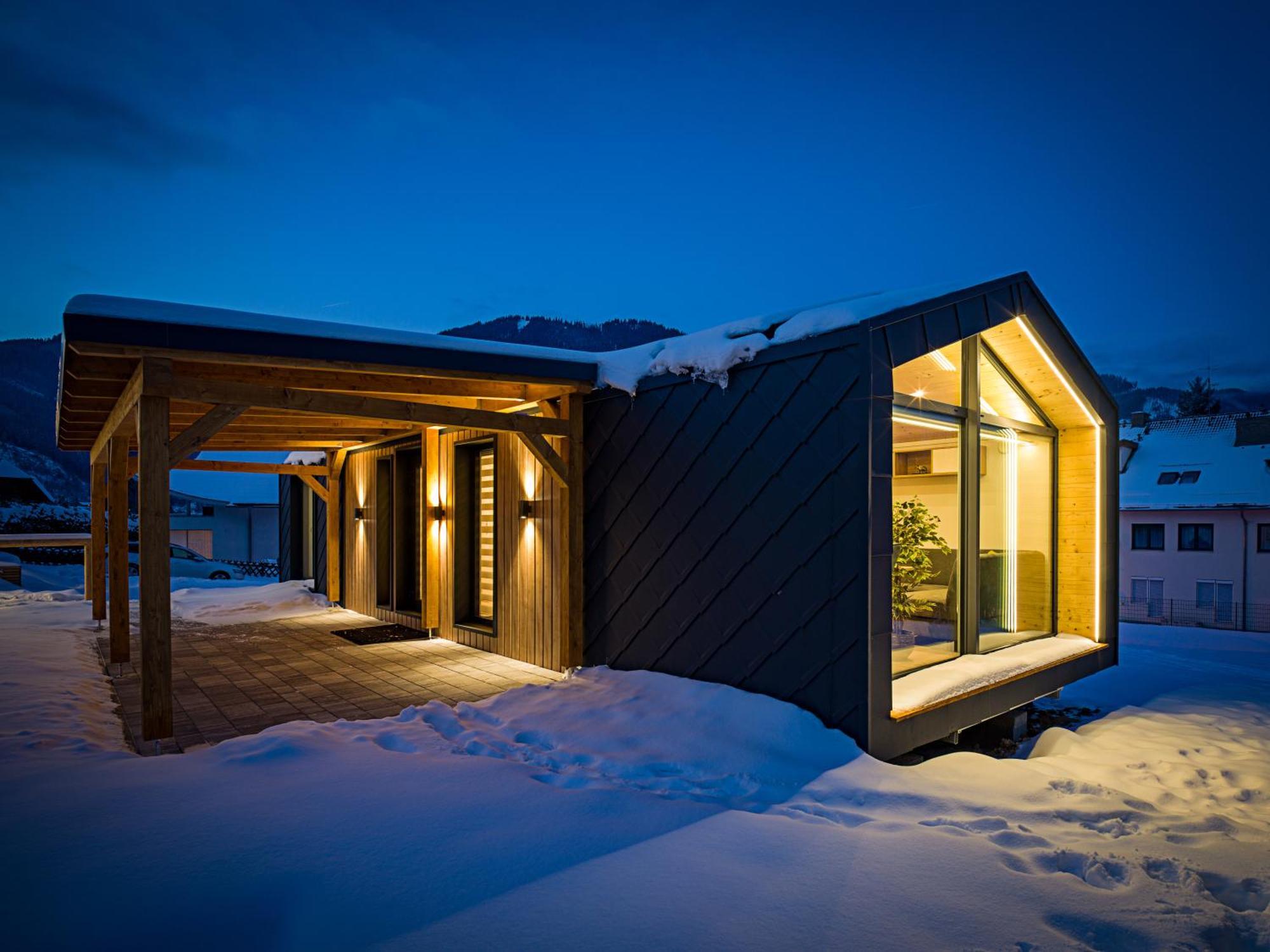 Chalet Stuhleckblick-Ferienhaus Direkt An Der Piste Und Mit Eigener Sauna Spital am Semmering Buitenkant foto