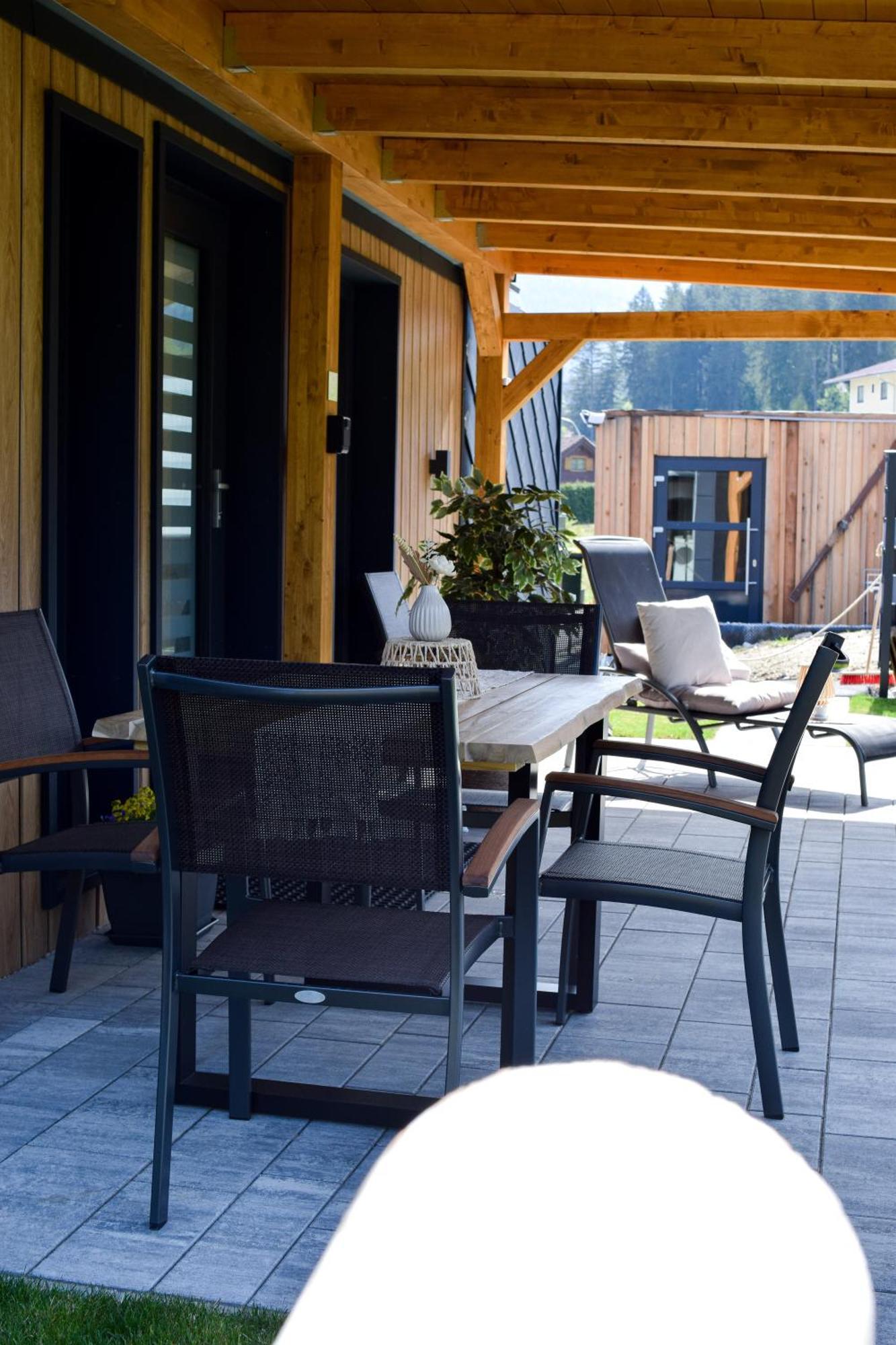 Chalet Stuhleckblick-Ferienhaus Direkt An Der Piste Und Mit Eigener Sauna Spital am Semmering Buitenkant foto