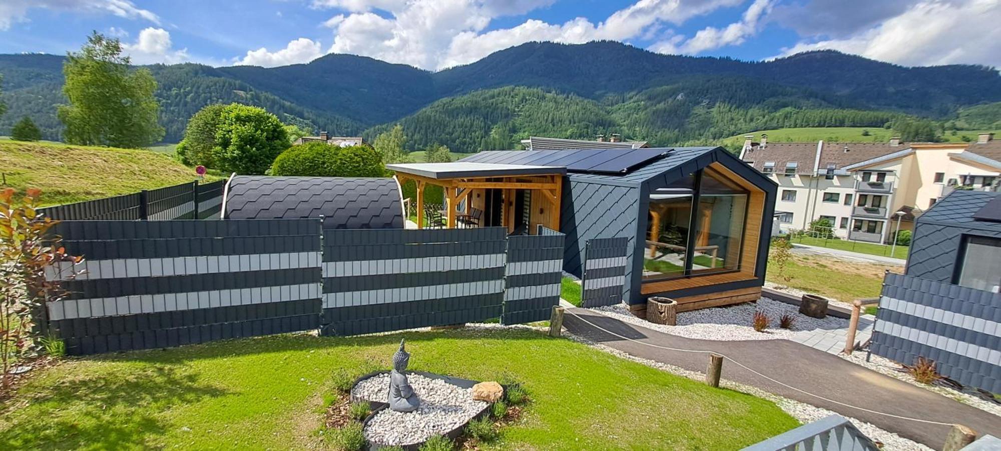 Chalet Stuhleckblick-Ferienhaus Direkt An Der Piste Und Mit Eigener Sauna Spital am Semmering Buitenkant foto
